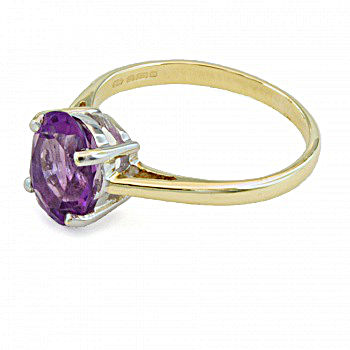 9ct gold Amethyst Ring size K